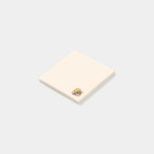 Chocolate Milk Sipping on Bliss – Kawaii Cat Food ポストイット (アングル)