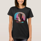 Chocolate Milk Synthwave 80s Retrowave Aesthetic Tシャツ (正面)