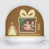 Chocolate Minimalist Tree Gift Box Photo Keepsake (正面)