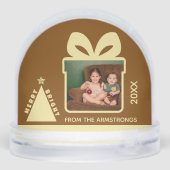 Chocolate Minimalist Tree Gift Box Photo Keepsake (裏面)