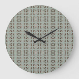 CHOCOLATE MINT acrylic wall clock  ラージ壁時計