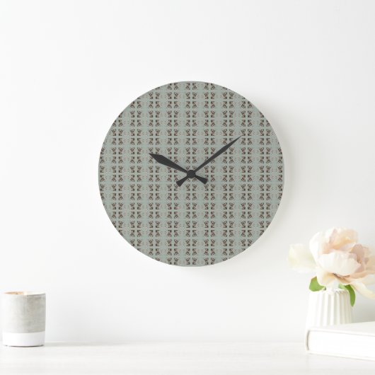 CHOCOLATE MINT acrylic wall clock  ラージ壁時計 (ホーム)