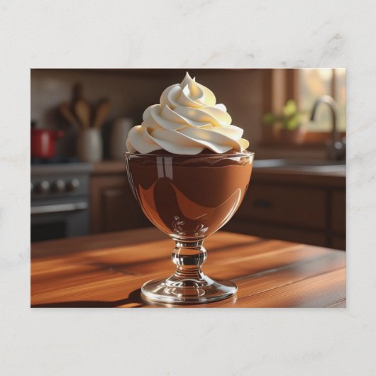 Chocolate  Mousse Recipe Card ポストカード (正面)
