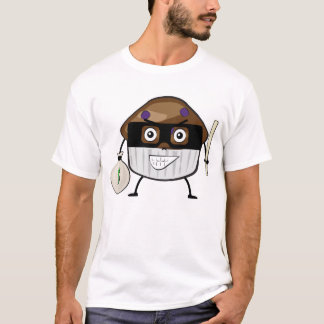 Chocolate Muffin Bandit - Funny Character  Tシャツ