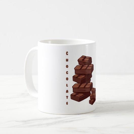 Chocolate mug コーヒーマグカップ (正面左)