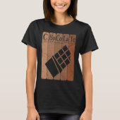 Chocolate Periodic Table Elements Chocoholic Choco Tシャツ (正面)