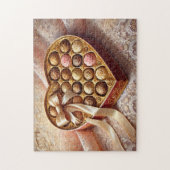 Chocolate Romantic Treasures Heart Box ジグソーパズル (縦)