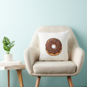 Chocolate Sprinkle Donut Kawaii Cushion Pillow クッション (椅子)