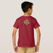 Chocolate Starfish and Hot Dog Cartoon T-Shirt Tシャツ (裏面フル)