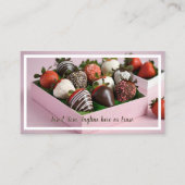 Chocolate Strawberries QR 名刺 (正面)