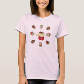 Chocolate Strawberry Fondue T-shirt Tシャツ (正面)