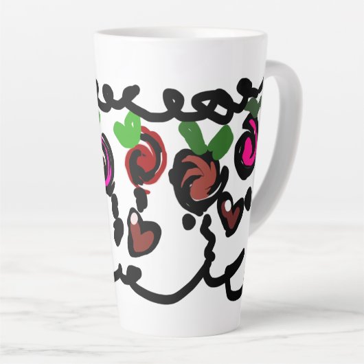 Chocolate Strawberry's valentine  カフェラテマグ (右アングル)