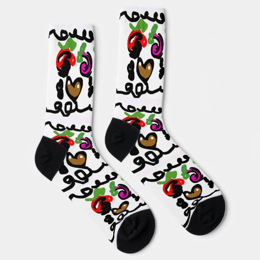 Chocolate Strawberry's valentine  ソックス (右)