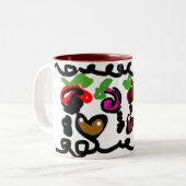 Chocolate Strawberry's valentine  ツートーンマグカップ (正面左)