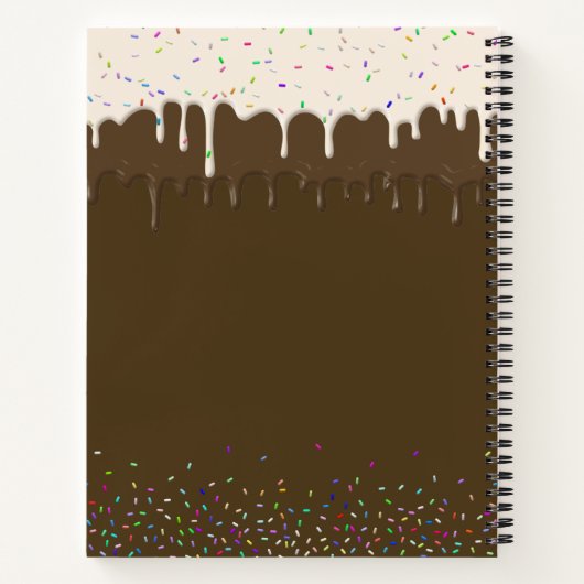 Chocolate Vainilla Frosting & Sprinkle Recipe ノートブック (裏面)