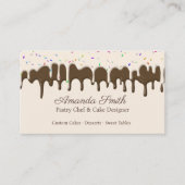 Chocolate & Vanilla Confetti Frosting Drip  名刺 (正面)
