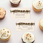 Chocolate & Vanilla Confetti Frosting Drip  名刺