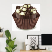 Chocolates in a Chocolate Cup Poster ポスター (ホームオフィス)