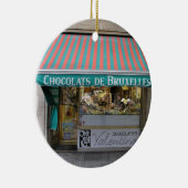 Chocolatier、ブリュッセル、ベルギー セラミックオーナメント (右)