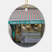 Chocolatier、ブリュッセル、ベルギー セラミックオーナメント (左)