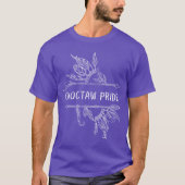 Choctaw Pride Indian Native American Roots boy Tシャツ (正面)