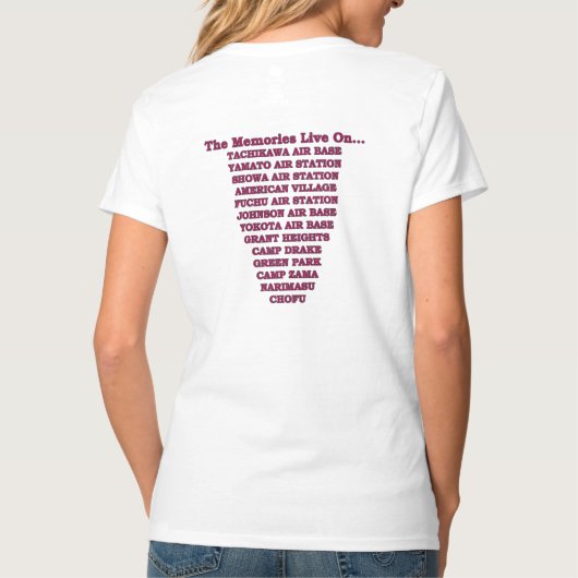 chofuの高等学校 tシャツ (裏面)