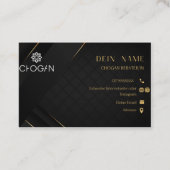 Chogan Visitenkarte Personal Berater/in  名刺 (裏面)