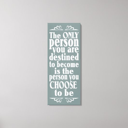 CHOICEやる気を起こさせるカスタムカラーキャンバス印刷 キャンバスプリント (正面)