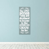 CHOICEやる気を起こさせるカスタムカラーキャンバス印刷 キャンバスプリント (インサイチュ (ウッドフロア))