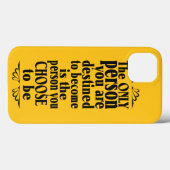 CHOICEやる気を起こさせるカスタムカラーケース Case-Mate iPhoneケース (裏面 (横))