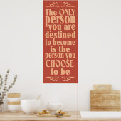 CHOICEやる気を起こさせるポスター ポスター (キッチン)