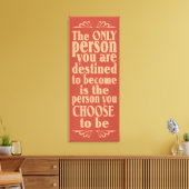 CHOICEラップやる気を起こさせるキャンバスプリント キャンバスプリント (インサイチュ (リビング))