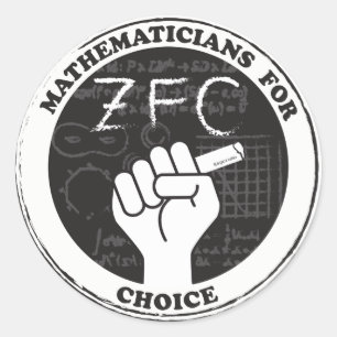 Choice Stickersの数学者 ラウンドシール