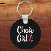 Choir Art For Girls Women Choir Singing Chorus Sho キーホルダー (正面)