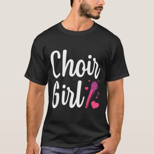 Choir Art For Girls Women Choir Singing Chorus Sho Tシャツ (正面)