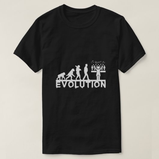 Choir Conductor Evolution Chorus Choral Music Gift Tシャツ (デザイン正面)