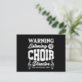 Choir Director Chorus Choral Music Singer Gift ポストカード (スタンド正面)