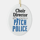 Choir Director Pitch Police Chorus Leader セラミックオーナメント (右)