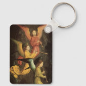 Choir of Angels by Simon Marmion, Renaissance Art キーホルダー (裏面)