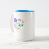 Choir of the Earth Word Cloud ツートーンマグカップ (正面左)