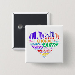 Choir of the Earth Word Cloud 缶バッジ
