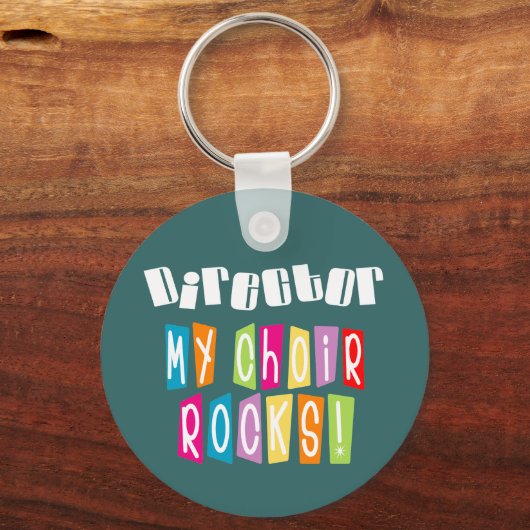 Choir Rocks Director キーホルダー (正面)