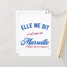 Choix Cornélien : Amour ou Marseille" ポストカード