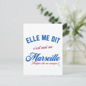 Choix Cornélien : Amour ou Marseille" ポストカード (スタンド正面)