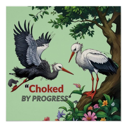 Choked by Progress ポスター (正面)