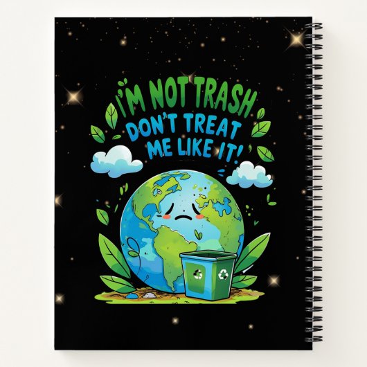 Choked by Progress – Climate Awareness Notebook ノートブック (裏面)