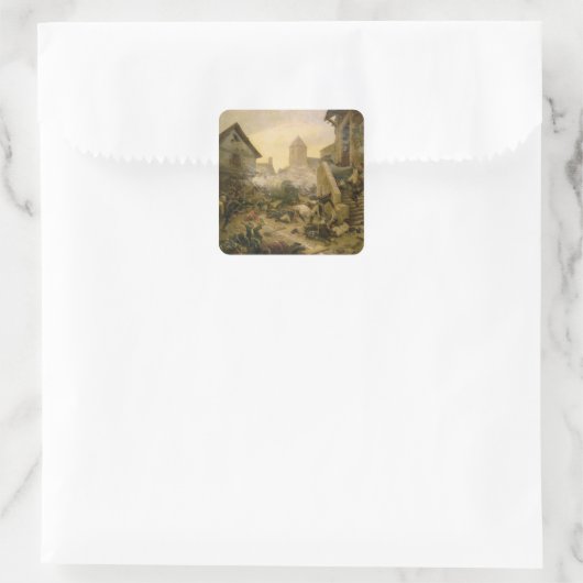 Choletの戦闘か概要の自殺 スクエアシール (バッグ)