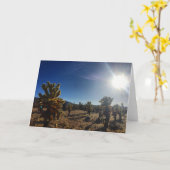 chollaの挨拶状 カード (黄色い花)