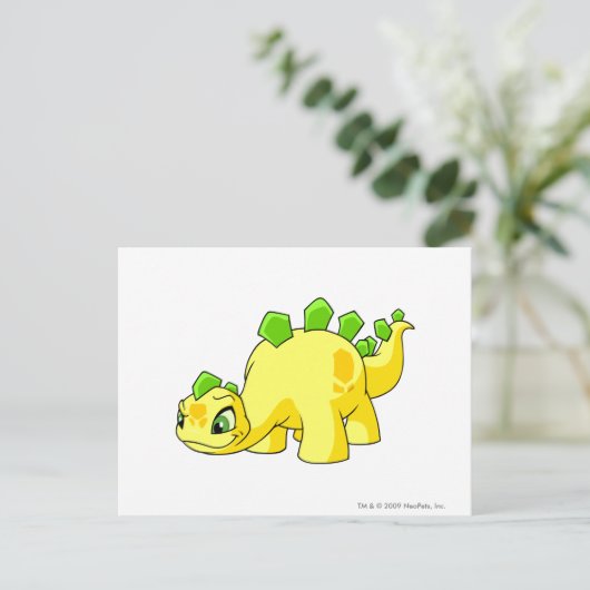 Chombyの黄色 ポストカード (スタンド正面)