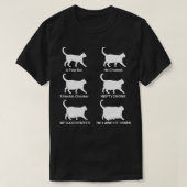 Chonkの猫の分類チャートおもしろいChonkのチャート Tシャツ (デザイン正面)